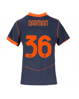 Inter Milan Matteo Darmian #36 Maglia Gara Terza Repliche 2025-26 Donna Maniche Corte